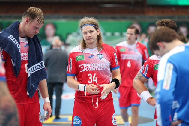 Andreas Cederholm TBV Lemgo Lippe 34 GER, Handball, 1 Bundesliga, TSV GWD Minden vs. TBV Lemgo Lippe, 29 09 2019 Minden Copyright: xEIBNER JanxStrohdiekx EP_JSK