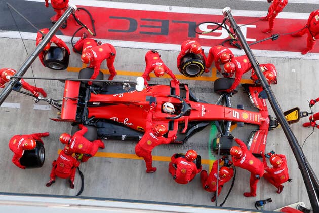 Motorsports: FIA Formula One World Championship, WM, Weltmeisterschaft 2019, Grand Prix of Russia, 5 Sebastian Vettel (GER, Scuderia Ferrari Mission Winnow), Sochi Russia