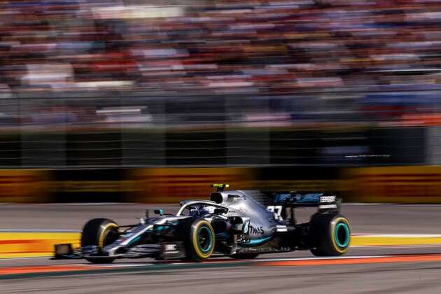Motorsports: FIA Formula One World Championship, WM, Weltmeisterschaft 2019, Grand Prix of Russia, 77 Valtteri Bottas (FIN, Mercedes AMG Petronas Motorsport), Sochi Russia