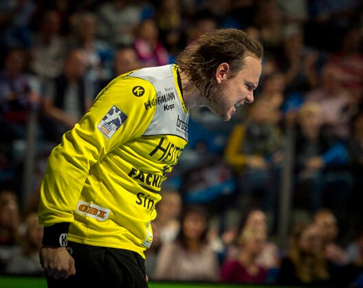 29 09 2019 Handball 1 Bundesliga DKB HBL Season 2019 2020 07 Matchday HC Erlangen Nuremberg Metropolitan Region HCE HSG Nordhorn Lingen OGo Nikolas Katsigiannis 29, HC Erlangen HCE