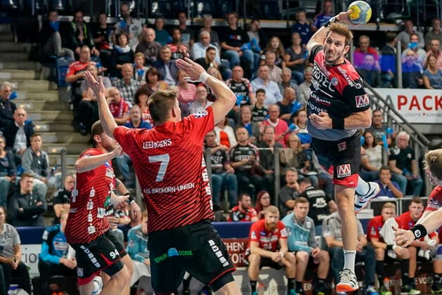 Handball, 1 Bundesliga HC Erlagen - HSG Nordhorn-Lingen, 7 Matchday on 29 09 2019, Season 2019 20