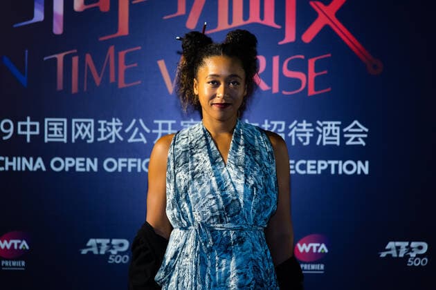 September 29, 2019, Beijing, CHINA: Naomi Osaka of Japan arrives at the players party of the 2019 China Open Premier Mandatory tennis tournament 2019 China Open, Tennis, Beijing, China, Sep 29 - ZUMAa181 20190929_zaa_a181_106 Copyright: xAFP7x