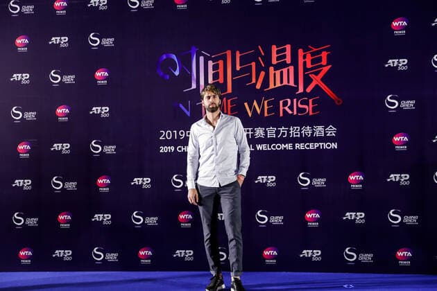 BEIJING, CHINA - SEPTEMBER 29: Nikoloz Basilashvili of Georgia attends 2019 China Open offical welcome reception at China Olympic tower on September 29, 2019 in Beijing, China.  Copyright: xVCGx CFP111251847917 