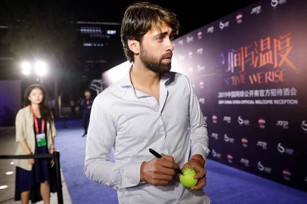 BEIJING, CHINA - SEPTEMBER 29: Nikoloz Basilashvili of Georgia attends 2019 China Open offical welcome reception at China Olympic tower on September 29, 2019 in Beijing, China.  Copyright: xVCGx CFP111251847782 