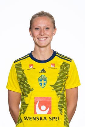 191001 Rebecka Blomqvist in the U23 national team poses for a portrait on September 1, 2019 in Stockholm,  Copyright: JESPERxZERMAN BB191001JZ026