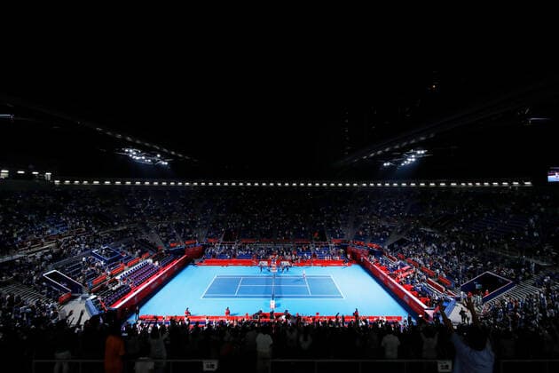General view, OCTOBER 1, 2019 - Tennis : Rakuten Japan Open Tennis Championships 2019 Men s Doubles round of 16 match at Ariake Colosseum, Tokyo, Japan. Noxthirdxpartyxsales  (113481754)