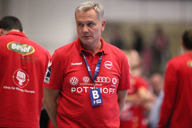 Kay Rothenpieler Trainer ASV Hamm Westfalen GER, Handball, DHB Cup, Round of 16, ASV Hamm Westfalen against Die Eulen Ludwigshafen, 02 10 2019 Hamm Copyright: xEIBNER JanxStrohdiekx EP_JSK