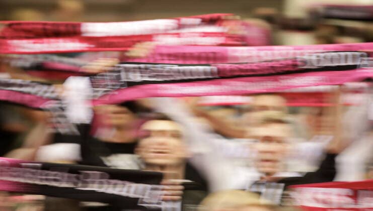 Fans before the game Telekom Baskets Bonn vs Fraport Skyliners Frankfurt , Main Round 01 Matchday MR:N
