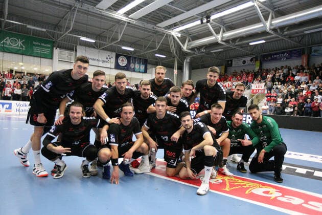 Winning photo The Owls Ludwigshafen GER, Handball, DHB Cup, Round of 16, ASV Hamm Westfalen vs. The Owls Ludwigshafen, 02 10 2019 Hamm Copyright: xEIBNER JanxStrohdiekx EP_JSK