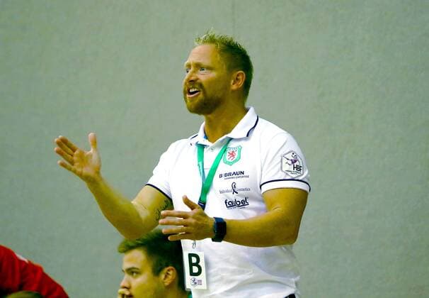 coach Christian Denk Kirchhof handball women 2 league 2019 20 BSV Sachsen Zwickau SG 09 Kirchhof 3 10 2019 BSV Sachsen Zwickau SG 09 Kirchhof