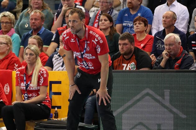 SG Flensburg Handewitt vs. TSV Hannover Burgdorf, DHB Cup Round of 16, Flensburg 03 10 19 Maik Machulla SG Flensburg Handewitt, coach Copyright: xBEAUTIFULxSPORTS MarioxM.xKobergx