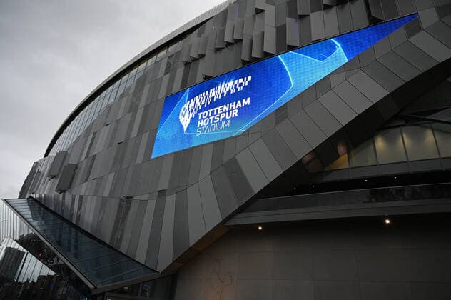 London, Tottenham Hotspur Stadium, 01 10 19, Champions League Tottenham Hotspur FC Bayern Muenchen Exterior view of the stadium Champions League Tottenham Hotspur FC Bayern Muenchen London Copyright: xEIBNER eerx EP_eer