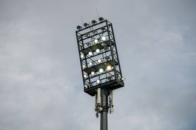 04 10 2019, xfux, Fussball 2 Bundesliga, SV Darmstadt 98 Karlsruher SC, emonline, emspor, v l Feature, Symbol, View View, Overview Merck Stadion am Boellenfalltor Jonathan Heimes Stadion am Böllenfalltor Tribuene, Interior, Turf, Arena, Field, Seating, Standing place, Sticker, Corner flag, Standing place grandstand, Graffiti Darmstadt