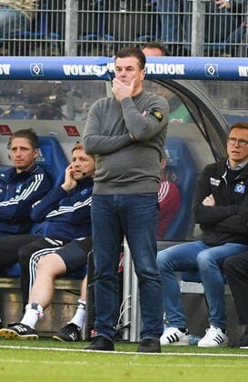 GER 2 FBL, Hamburger SV vs. SpVgg Greuther Fuerth 05 10 2019, GER 2 FBL, Hamburger SV vs. SpVgg Greuther Fuerth ,DFL REGULATIONS PROHIBIT ANY USE OF PHOTOGRAPHS AS IMAGE SEQUENCES AND OR QUASI VIDEO, pictured Trainer Dieter Hecking Hamburg nordphoto xWitke nph00002