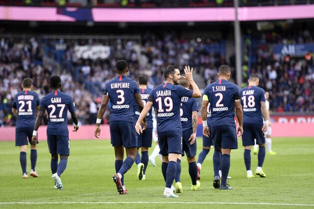JOIE - 19 PABLO SARABIA (PSG) FOOTBALL : Paris SG vs Angers - Ligue 1 Conforama - 05 10 2019 AnthonyBIBARD FEP Panoramic 
