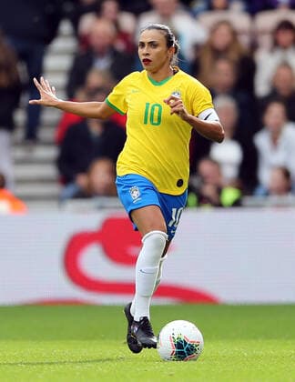 England Women v Brazil Women International Friendly, Länderspiel, Nationalmannschaft Marta of Brazil Women during the International Friendly match at the Riverside Stadium, Middlesbrough Content Not Available For UK Newspapers Copyright: xSimonxMoorex FIL-13723-0043