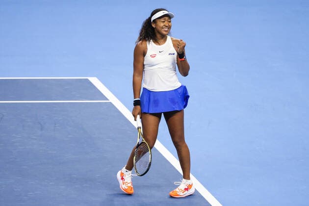 BEIJING, CHINA - OCTOBER 04: Naomi Osaka of Japan celebrates victory after the Women s Singles quarter-final match against Bianca Andreescu of Canada on Day seven of 2019 China Open at the China National Tennis Center on October 4, 2019 in Beijing, China.  Copyright: xVCGx CFP111252791672 