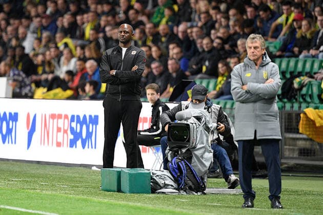 PATRICK VIEIRA (ENTRAINEUR NICE) FOOTBALL : Nantes vs Nice - Ligue 1 Conforama - 05 10 2019 FEP Panoramic 