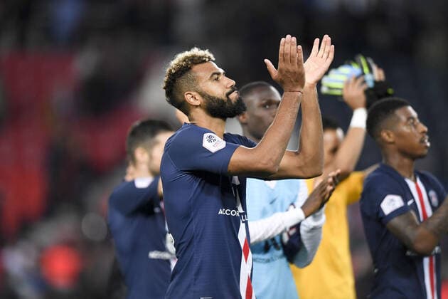 JOIE - FAIR PLAY - 17 ERIC MAXIM CHOUPO MOTING (PSG) FOOTBALL : Paris SG vs Angers - Ligue 1 Conforama - 05 10 2019 AnthonyBIBARD FEP Panoramic 