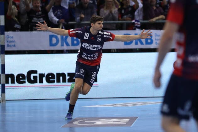 SG Flensburg Handewitt vs. Fuechse Berlin, 06 10 19, LIQUI MOLY Handball Bundesliga, Marius Steinhauser SG Flensburg Handewitt, 19 Copyright: xBEAUTIFULxSPORTS MarioxM.xKobergx