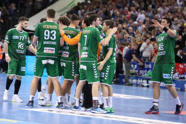 SG Flensburg Handewitt vs. Fuechse Berlin, 06 10 19, LIQUI MOLY Handball Bundesliga, defeat, loser Copyright: xBEAUTIFULxSPORTS MarioxM.xKobergx