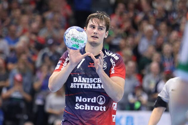 SG Flensburg Handewitt vs. Fuechse Berlin, 06 10 19, LIQUI MOLY Handball Bundesliga, Magnus Roed SG Flensburg Handewitt, 77 Copyright: xBEAUTIFULxSPORTS MarioxM.xKobergx