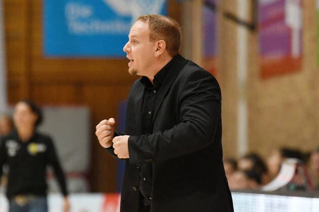 GER, DBBL, GiroLive Panthers Osnabrueck vs inexio Royals Saarlouis 06 10 2019, Panthers Dome, Osnabrück, GER, DBBL, GiroLive Panthers Osnabrueck vs inexio Royals Saarlouis in picture Trainer Headcoach Mario Zurkowski GiroLive Panthers Osnabrück nordphotox xPaetzel nph00403