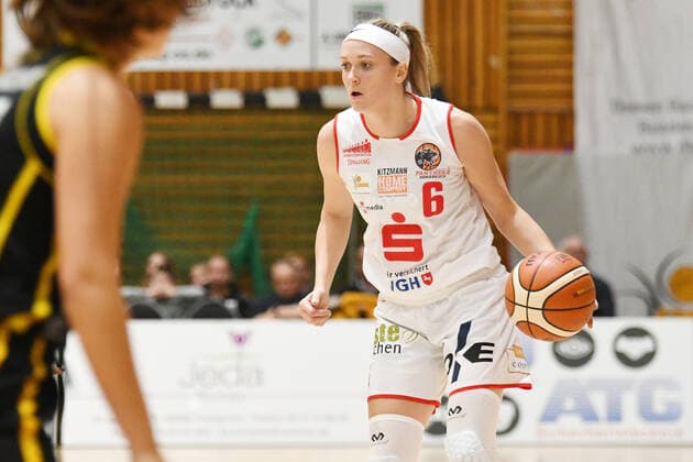 GER, DBBL, GiroLive Panthers Osnabrueck vs inexio Royals Saarlouis 06 10 2019, Panthers Dome, Osnabrück, GER, DBBL, GiroLive Panthers Osnabrueck vs inexio Royals Saarlouis in picture Brittany Carter GiroLive Panthers Osnabrück 6 nordphotox xPaetzel nph00403