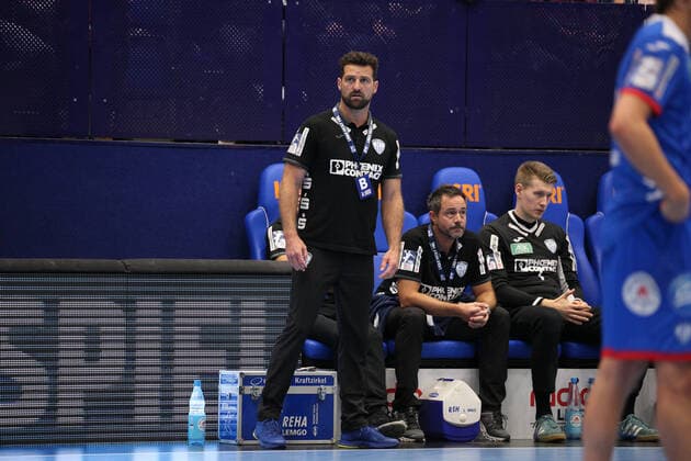 Florian Kehrmann Trainer TBV Lemgo Lippe GER, Handball, 1 Bundesliga, TBV Lemgo Lippe against THW Kiel, 06 10 2019 Lemgo Copyright: xEIBNER JanxStrohdiekx EP_JSK