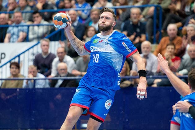 Lemgo, Germany 06 10 2019 1 Handball Bundesliga 2019 2020 TBV Lemgo Lippe vs. THW Kiel Fabian van Olphen Lemgo Lemgo North Rhine-Westphalia Germany Phoenix Contact Arena