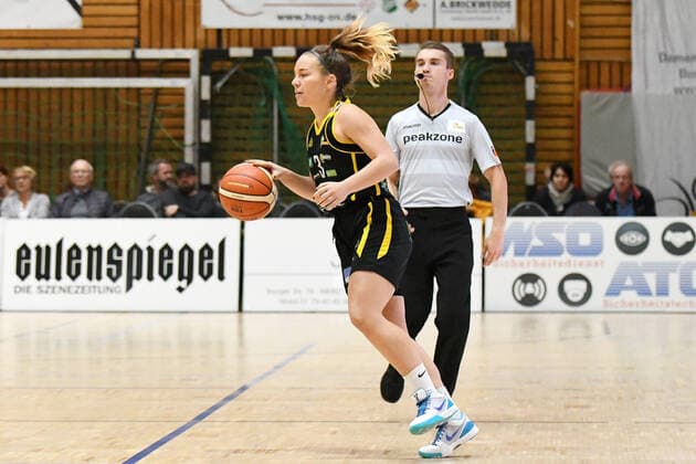 GER, DBBL, GiroLive Panthers Osnabrueck vs inexio Royals Saarlouis 06 10 2019, Panthers Dome, Osnabrück, GER, DBBL, GiroLive Panthers Osnabrueck vs inexio Royals Saarlouis in picture Fee Zimmermann inexio Royals Saarlouis 3 nordphotox xPaetzel nph00403