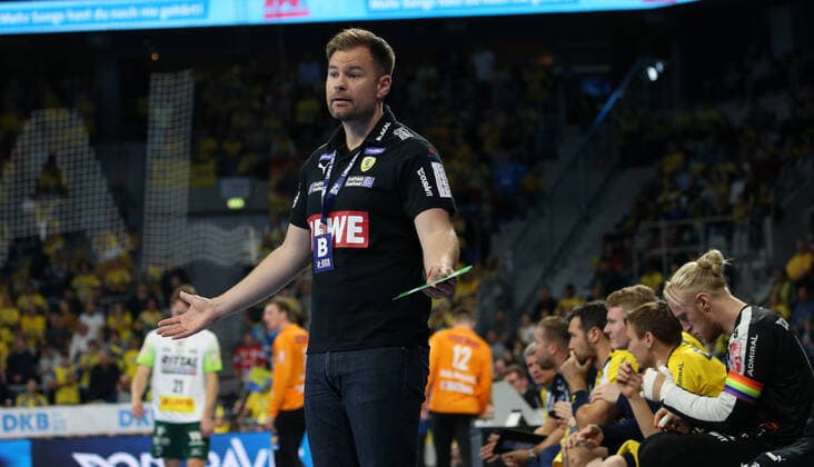 Handball, 1 Bundesliga Rhein Neckar Löwen HSG Wetzlar, 8 Matchday 06 10 2019, Season 2019 20, ZmdZ, Kristjan Andresson Trainer Rhein Neckar Löwen , Rhein Neckar Löwen HSG Wetzlar