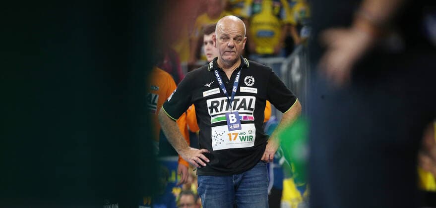 Handball, 1 Bundesliga Rhein Neckar Löwen HSG Wetzlar, 8 Matchday 06 10 2019, Season 2019 20, ZmdZ, Kai Waldschneider Trainer HSG Wetzlar , Rhein Neckar Löwen HSG Wetzlar