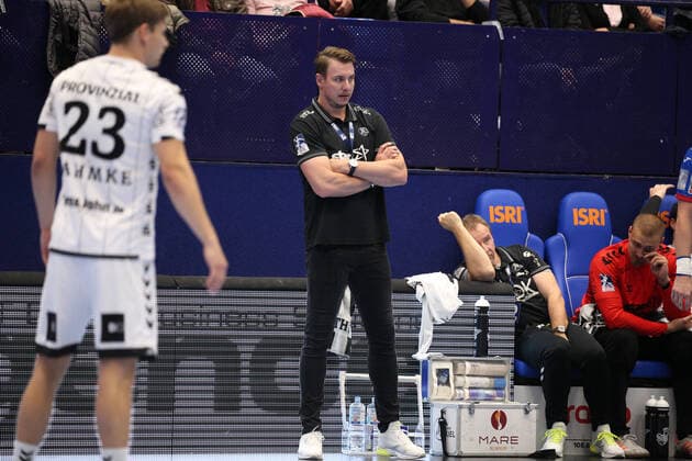 Filip Jicha Coach THW Kiel GER, Handball, 1 Bundesliga, TBV Lemgo Lippe vs. THW Kiel, 06 10 2019 Lemgo Copyright: xEIBNER JanxStrohdiekx EP_JSK