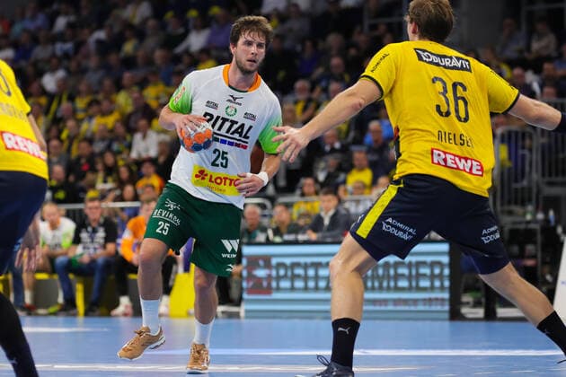 Handball Bundesliga Rhein Neckar Loewen vs HSG Wetzlar Mannheim, Germany 06 October 2019 8 Matchday of Liqui Moly Handball Bundesliga Olle Forsell Schefvert Wetzlar , Aktion Einzelbild