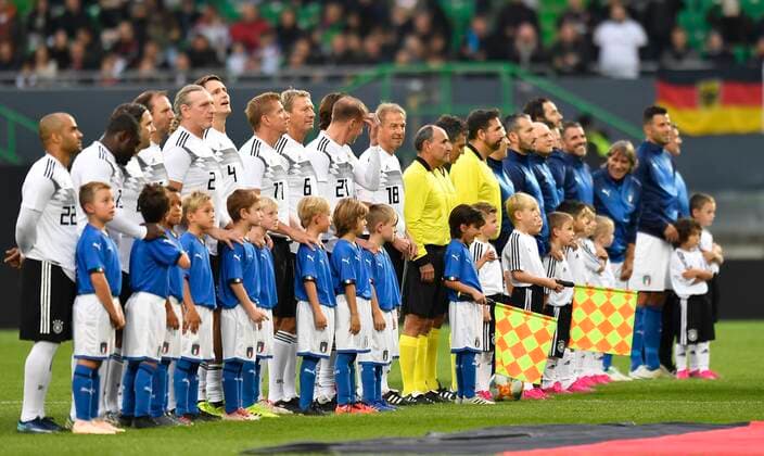 07 10 2019 Soccer International Legends Game DFB All Stars Germany gg Azzurri Legends Italy MeZi