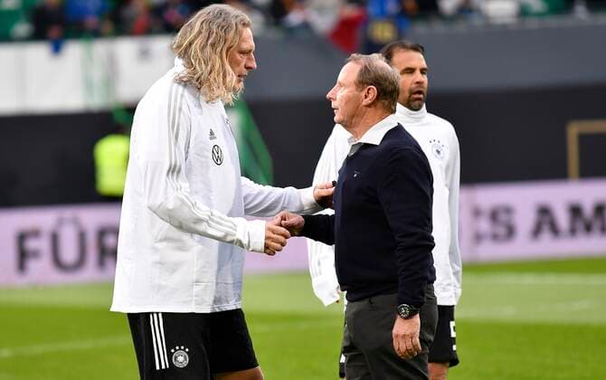 07 10 2019 Football International Legends Game DFB All Stars Germany gg Azzurri Legends Italy Michael Schulz Germany DFB All Stars Berti Vogts Trainer Germany DFB All Stars