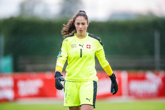 WOMEN SOCCER - U19, AUT vs SUI BAD WIMSBACH,AUSTRIA,07.OCT.19 - WOMEN SOCCER - UEFA Women s Under-19 Championship, qualifying round, OEFB international match, Länderspiel, Nationalmannschaft Austria vs SUI. Image shows Livia Peng (SUI). GEPAxpictures xJasminxWalter