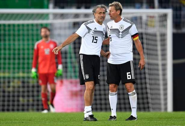 07 10 2019 Soccer International Legends Game DFB All Stars Germany gg Azzurri Legends Italy Maurizio Gaudino Germany DFB All Stars Guido Buchwald Germany DFB All Stars