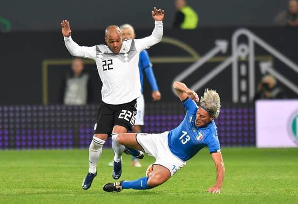 07 10 2019 Soccer International Legends Game DFB All Stars Germany gg Azzurri Legends Italy David Odonkor Germany DFB All Stars Moreno Torricelli Italy Azzuri Legends