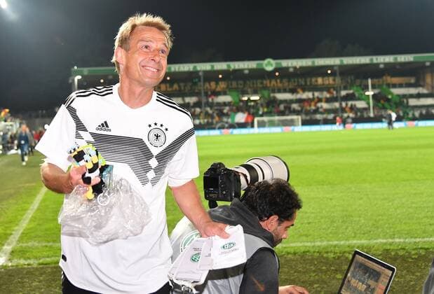 07 10 2019 Soccer International Legends Game DFB All Stars Germany gg Azzurri Legends Italy Jürgen Klinsmann Germany DFB All Stars n