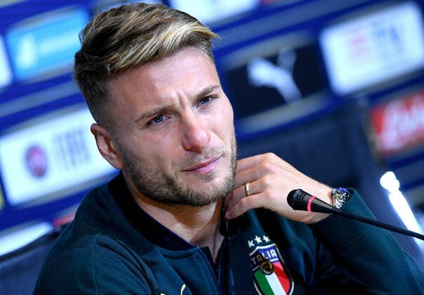 Photo LaPresse - Jennifer Lorenzini 08 October 2019 Firenze (Italy) Soccer Italy Italian Football meeting - "Coverciano" - press conference, PK, Pressekonferenz Ciro Immobile In the pic: Ciro Immobile  Copyright: xJenniferxLorenzini LaPressex