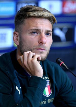 Photo LaPresse - Jennifer Lorenzini 08 October 2019 Firenze (Italy) Soccer Italy Italian Football meeting - "Coverciano" - press conference, PK, Pressekonferenz Ciro Immobile In the pic: Ciro Immobile  Copyright: xJenniferxLorenzini LaPressex