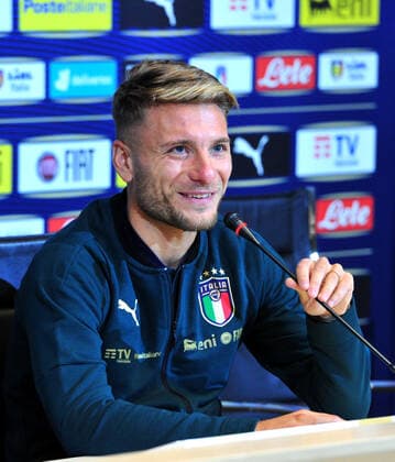 Photo LaPresse - Jennifer Lorenzini 08 October 2019 Firenze (Italy) Soccer Italy Italian Football meeting - "Coverciano" - press conference, PK, Pressekonferenz Ciro Immobile In the pic: Ciro Immobile  Copyright: xJenniferxLorenzini LaPressex