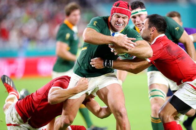 Schalk Brits (RSA), OCTOBER 8, 2019 - Rugby : 2019 Rugby World Cup Pool B match between South Africa 66-7 Canada at Kobe Misaki Stadium in Kobe, Hyogo, Japan.  (114014405)