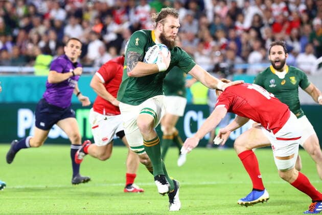 RG Snyman (RSA), OCTOBER 8, 2019 - Rugby : 2019 Rugby World Cup Pool B match between South Africa 66-7 Canada at Kobe Misaki Stadium in Kobe, Hyogo, Japan.  (114032259)