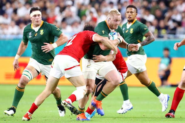 Vincent Koch (RSA), OCTOBER 8, 2019 - Rugby : 2019 Rugby World Cup Pool B match between South Africa 66-7 Canada at Kobe Misaki Stadium in Kobe, Hyogo, Japan.  (114032268)