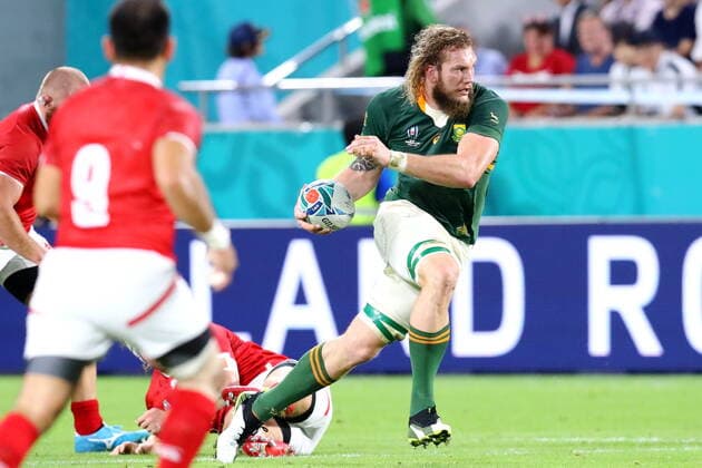 RG Snyman (RSA), OCTOBER 8, 2019 - Rugby : 2019 Rugby World Cup Pool B match between South Africa 66-7 Canada at Kobe Misaki Stadium in Kobe, Hyogo, Japan.  (114032306)