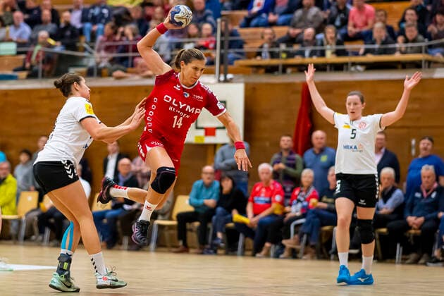 Bietigheim, Germany 09 October 2019 HBF 19 20 SG BBM Bietigheim vs 1 FSV Mainz 05 Karolina Kudlacz Gloc Bietigheim Bietigheim Bissingen Halle am Viadukt Baden Württemberg Germany