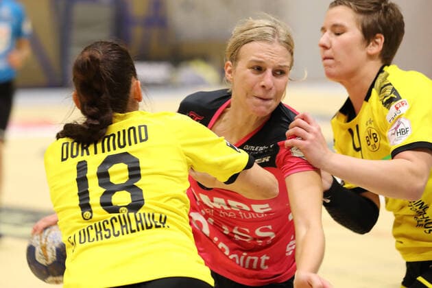 Simone Petersen TusSies Metzingen 8 GER, 1 League Handball Women, BVB Dortmund Tussies Metzingen, 9 10 2019 Dortmund Copyright: xEIBNER Stummbilligx EP_EER